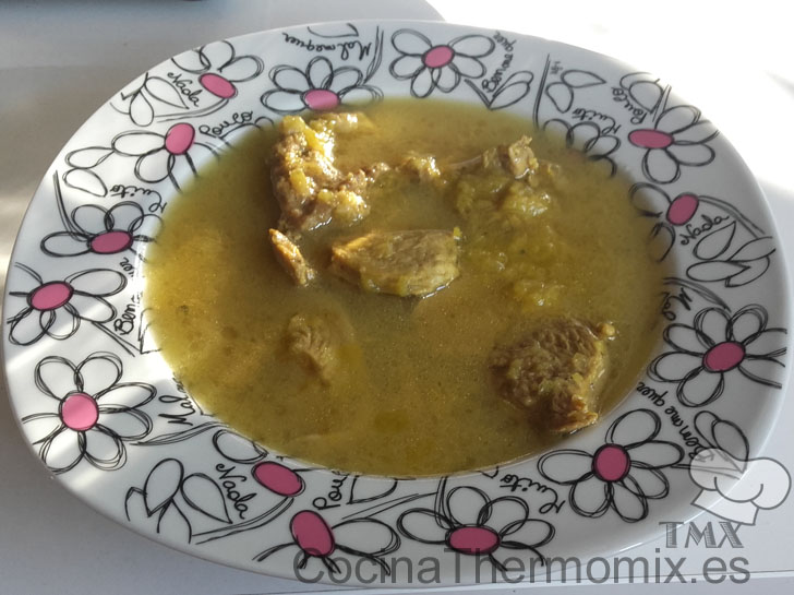Cordero con canela y azafrán con Thermomix