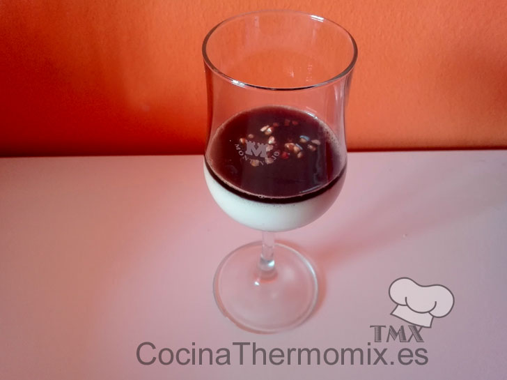 Mousse de foie con gelatina de Pedro Ximenez con Thermomix