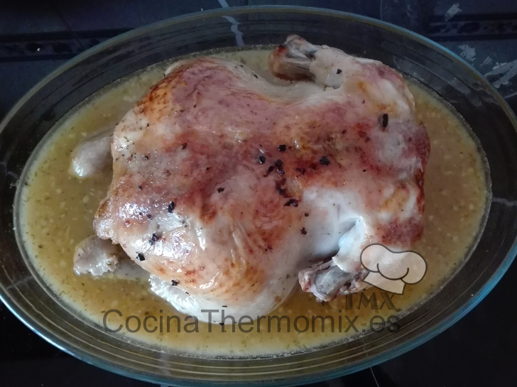 Preparación para pollo asado con Thermomix
