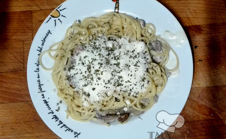 Pasta con setas